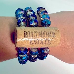 Biltmore Estate wine cork bracelet